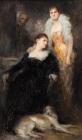Прикрепленное изображение: Les-Inseparables-Ferdinand-Keller-Oil-Painting-768x1318.jpg