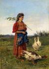 Прикрепленное изображение: Владимир маковский (Девочка с гусями).jpg