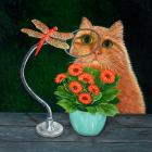 Прикрепленное изображение: dragonfly-and-cat-karen-zuk-rosenblatt.jpg
